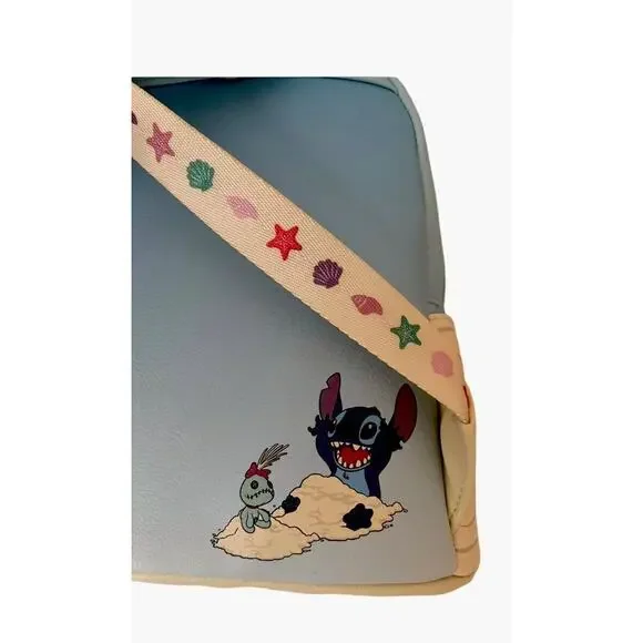 2024 Disney Parks Loungefly Stitch & Scrump Beach Day Sand  display picture 1